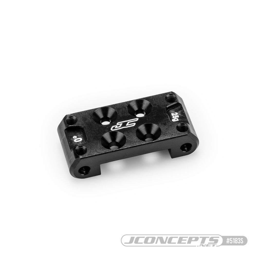 JConcepts - RC10B7 front bulkhead 0 degree (25g), steel