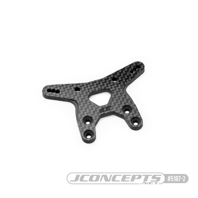 JConcepts RC10B7 carbon fiber front shock tower - black - Click Image to Close