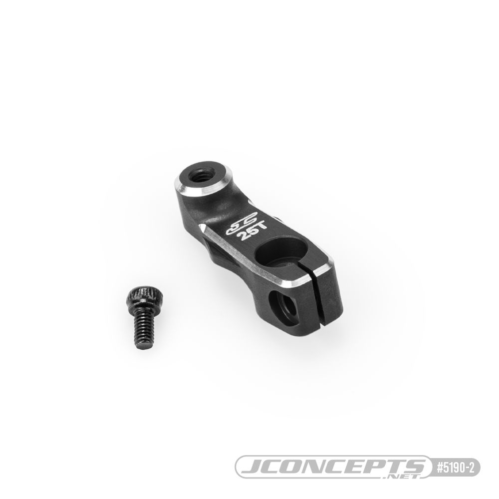 JConcepts - RC10B7 15.5mm aluminum clamping servo horn - black