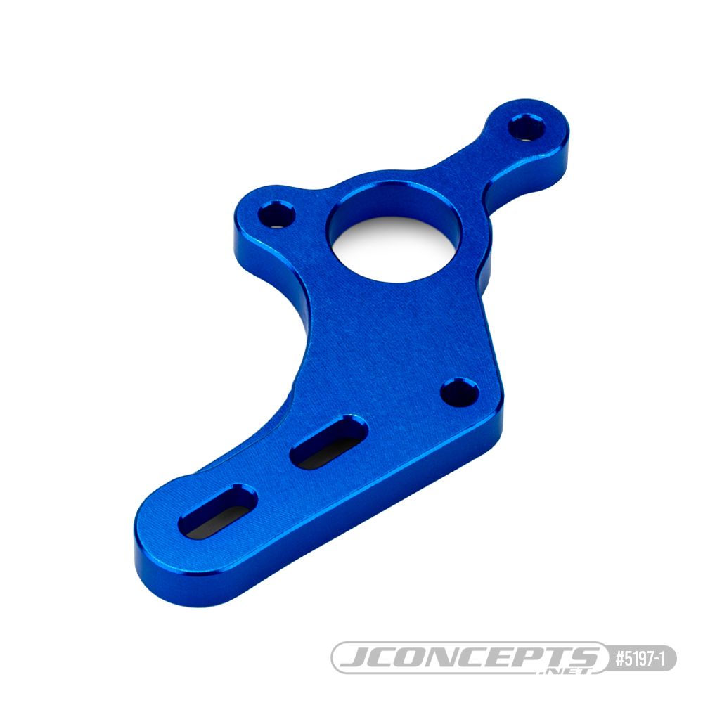 JConcepts - RC10B7 aluminum motor plate - blue