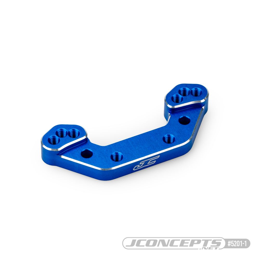 JConcepts - RC10B7 aluminum rear ball-stud mount - blue