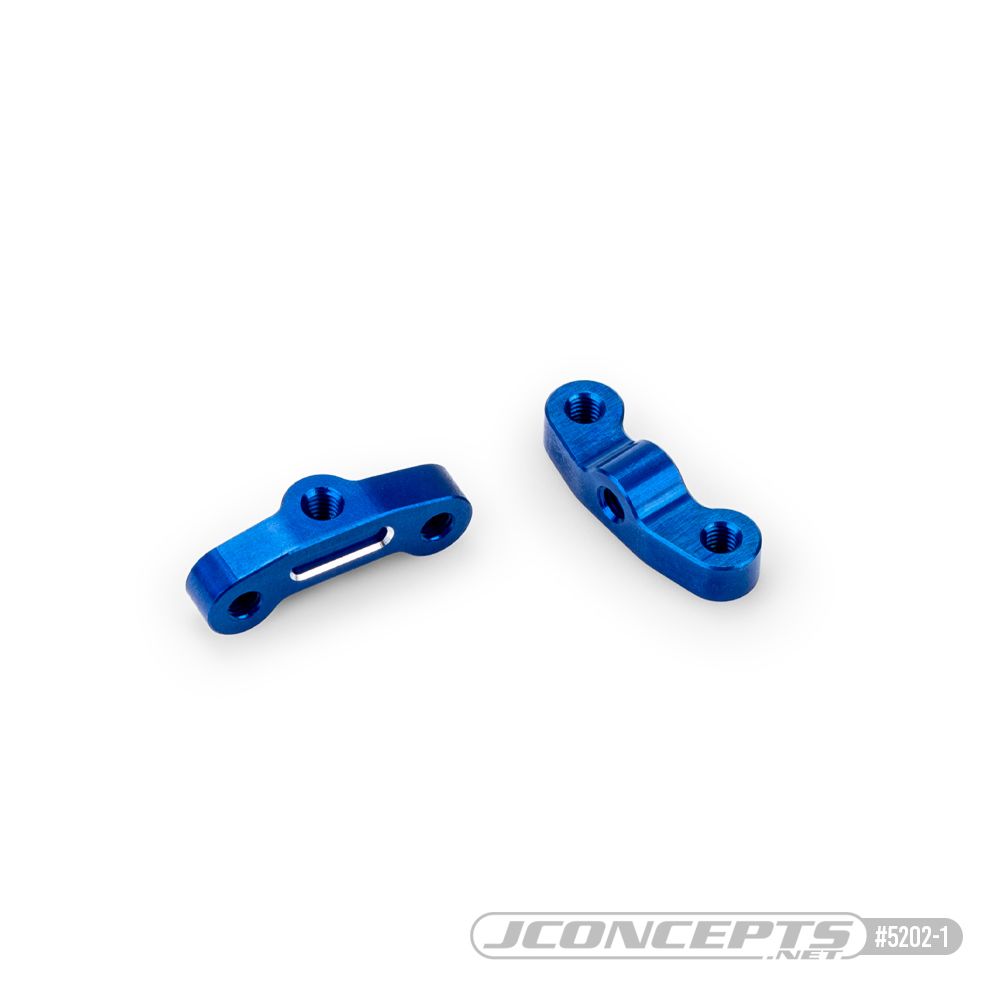 JConcepts - RC10B7 aluminum rear hub link mount - blue