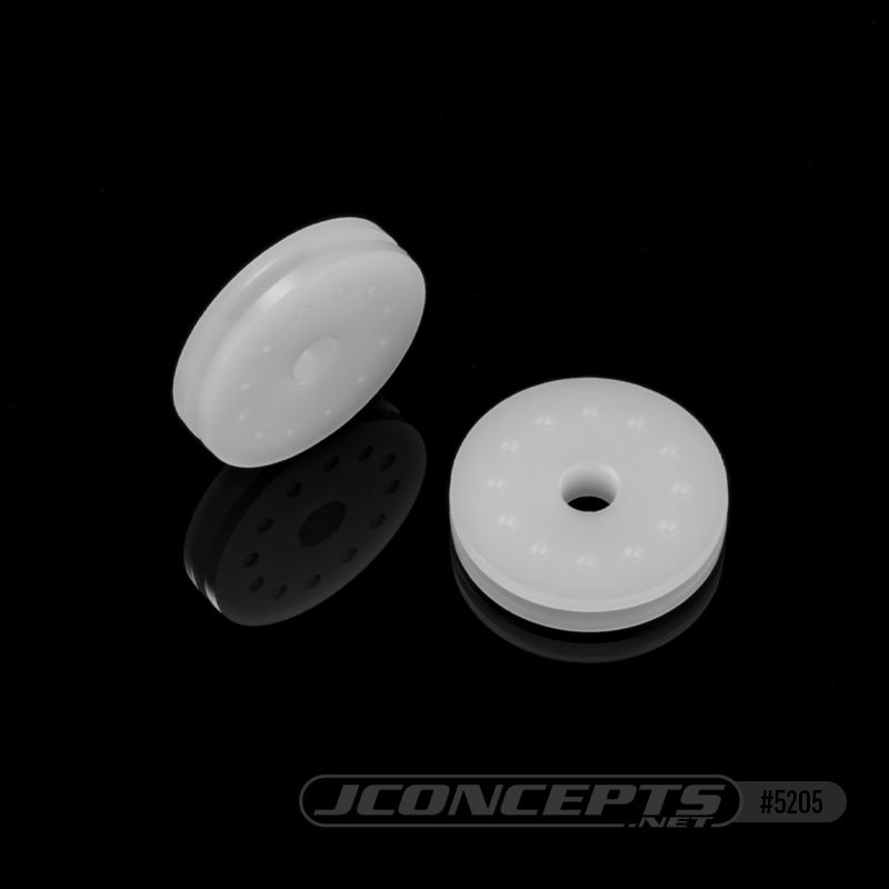 JConcepts 13mm shock pistons, BK design with dimples, 2pc