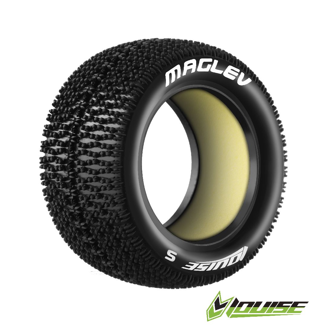 Louise R/C E-Maglev Buggy (Soft Compound) Tire (Rear) (2)