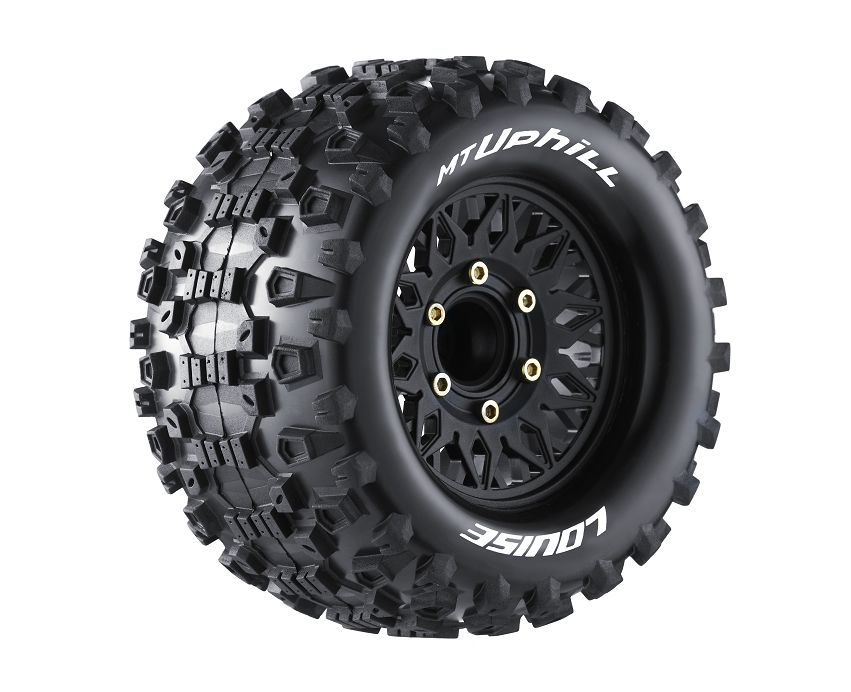 Louise R/C MT-Uphill 2.8" Removable Hex Black Whls 4.7" OD(2)