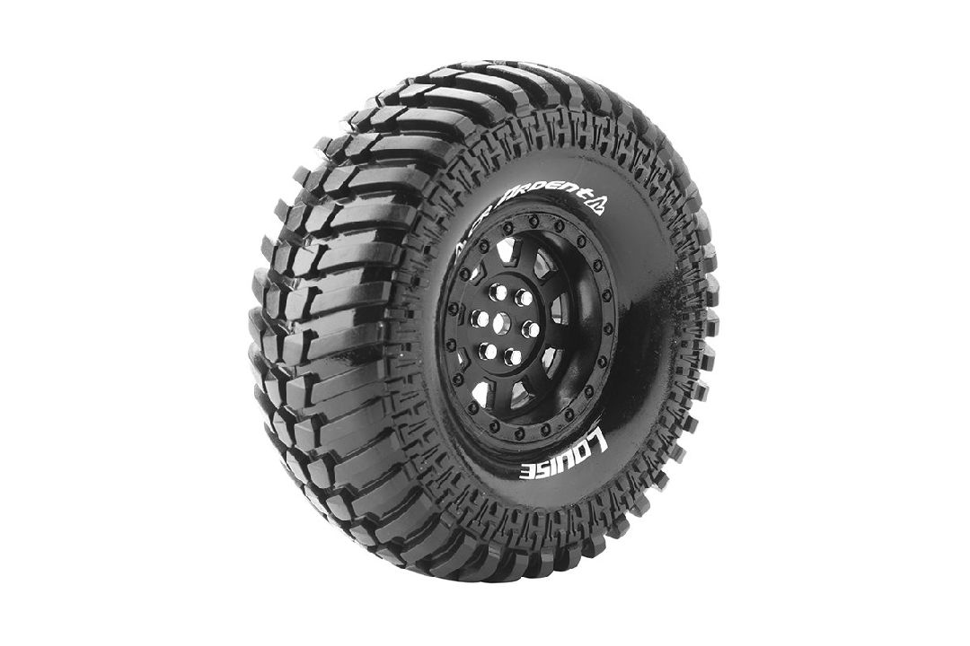 Louise R/C CR-Ardent 1.9"-12mm Hex on Black Wheels 4.7" OD (2) - Click Image to Close