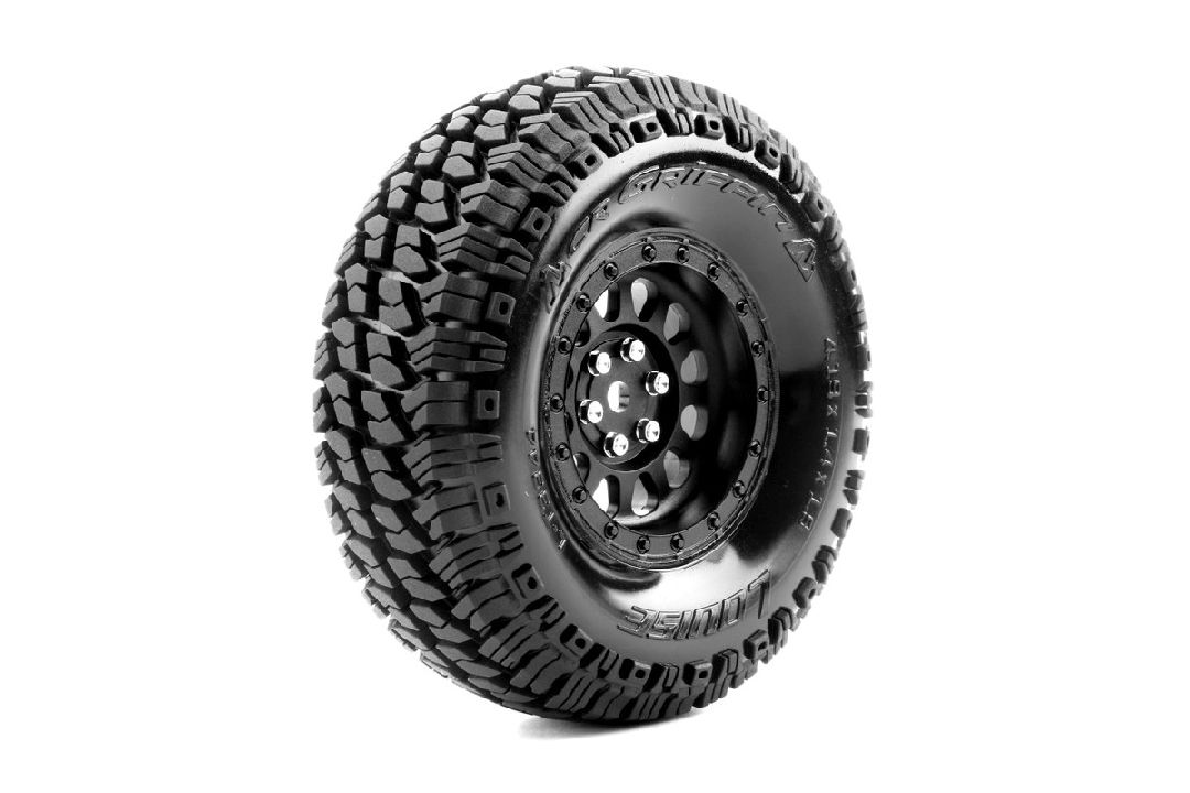 Louise R/C CR-Griffin 1.9" 12mm Hex on Black Wheels 4.2" OD (2) - Click Image to Close
