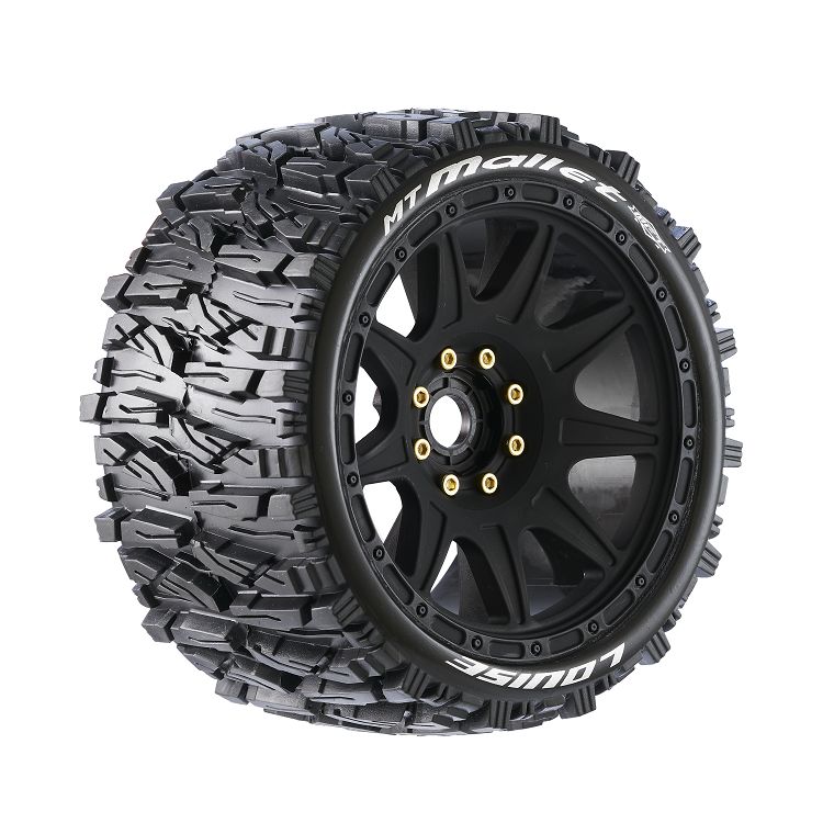 Louise R/C MT-Mallet Speed 4.3" on Rem Hex Black Wheels (2) - Click Image to Close