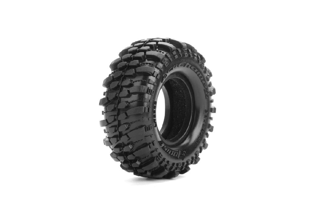 Louise R/C CR-Champ 1.0" Tire Only, 2.3" OD (Front/Rear) (2) - Click Image to Close