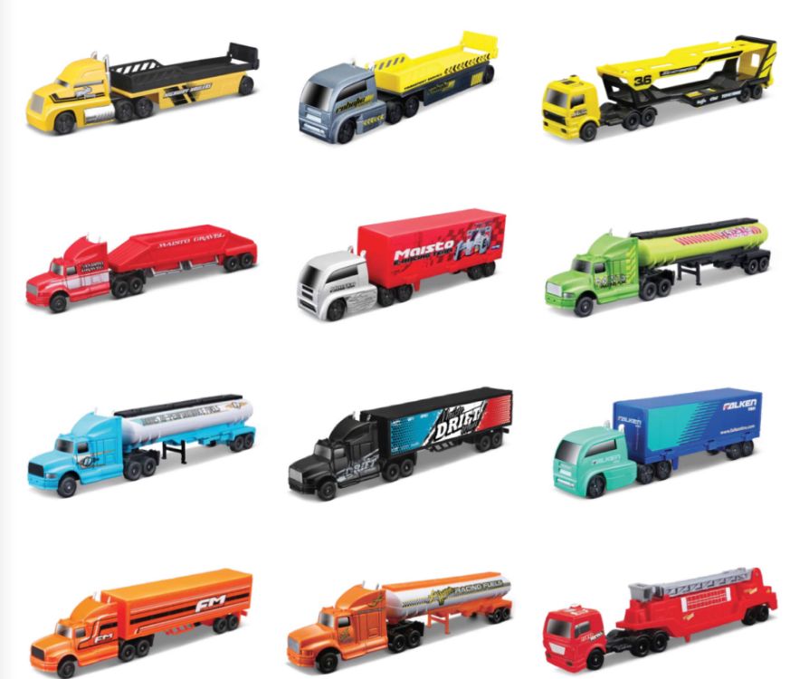 Maisto Highway Haulers Asmt. (24 Pack)