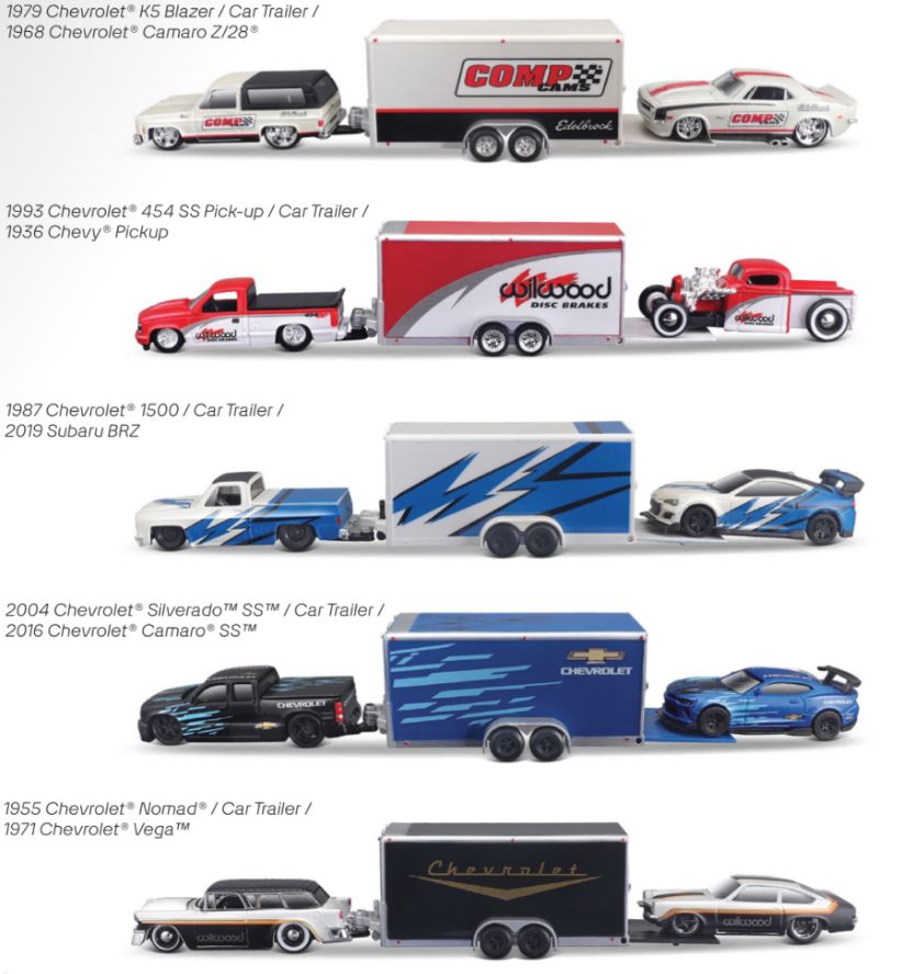 Maisto 1/64 DES Team Haulers (6 Pack)