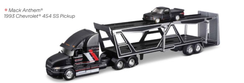 Maisto 1/64 DES Transporter w/ 1 Car (3 styles) (12 Pack)