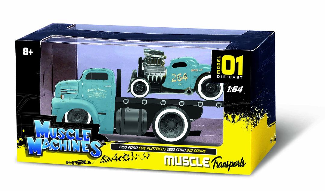 Maisto 1/64 Muscle Machines Muscle Transports Asmt. (12 Pack)