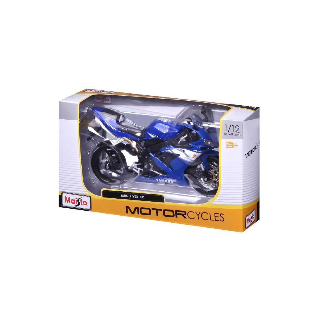 Maisto 1/12 Motorcycles Asmt. (6 Pack)