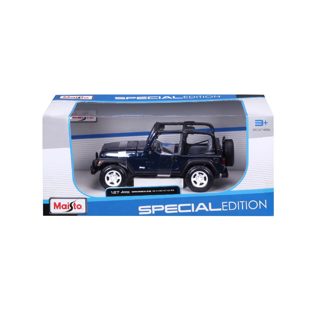 Maisto 1/27 SE Jeep Wrangler Rubicon (Metallic Blue)