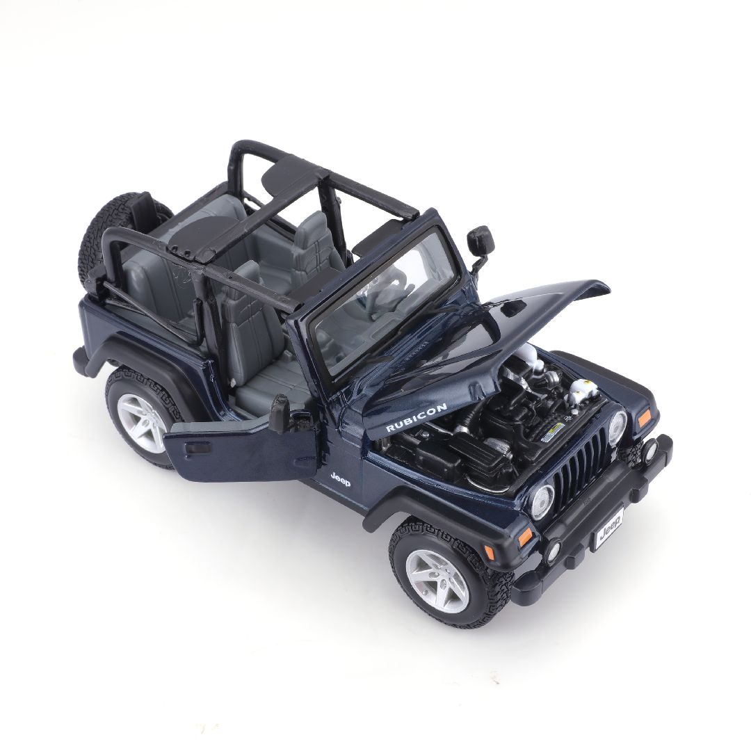 Maisto 1/27 SE Jeep Wrangler Rubicon (Metallic Blue)