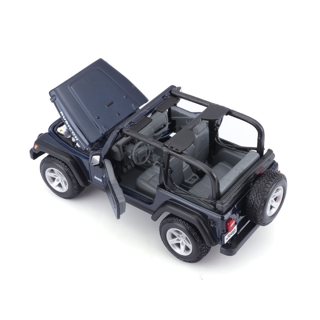 Maisto 1/27 SE Jeep Wrangler Rubicon (Metallic Blue)