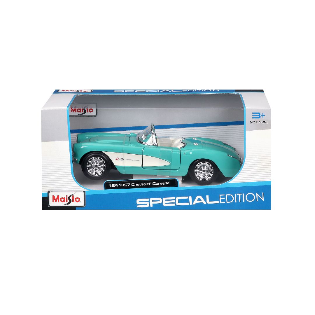 Maisto 1/24 SE 1957 Chevrolet Corvette (Turquoise)