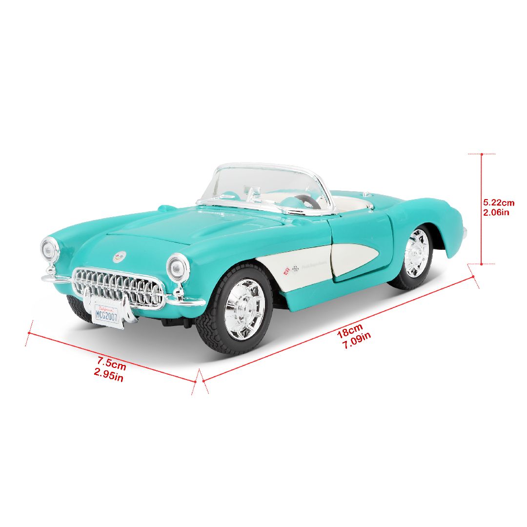 Maisto 1/24 SE 1957 Chevrolet Corvette (Turquoise)