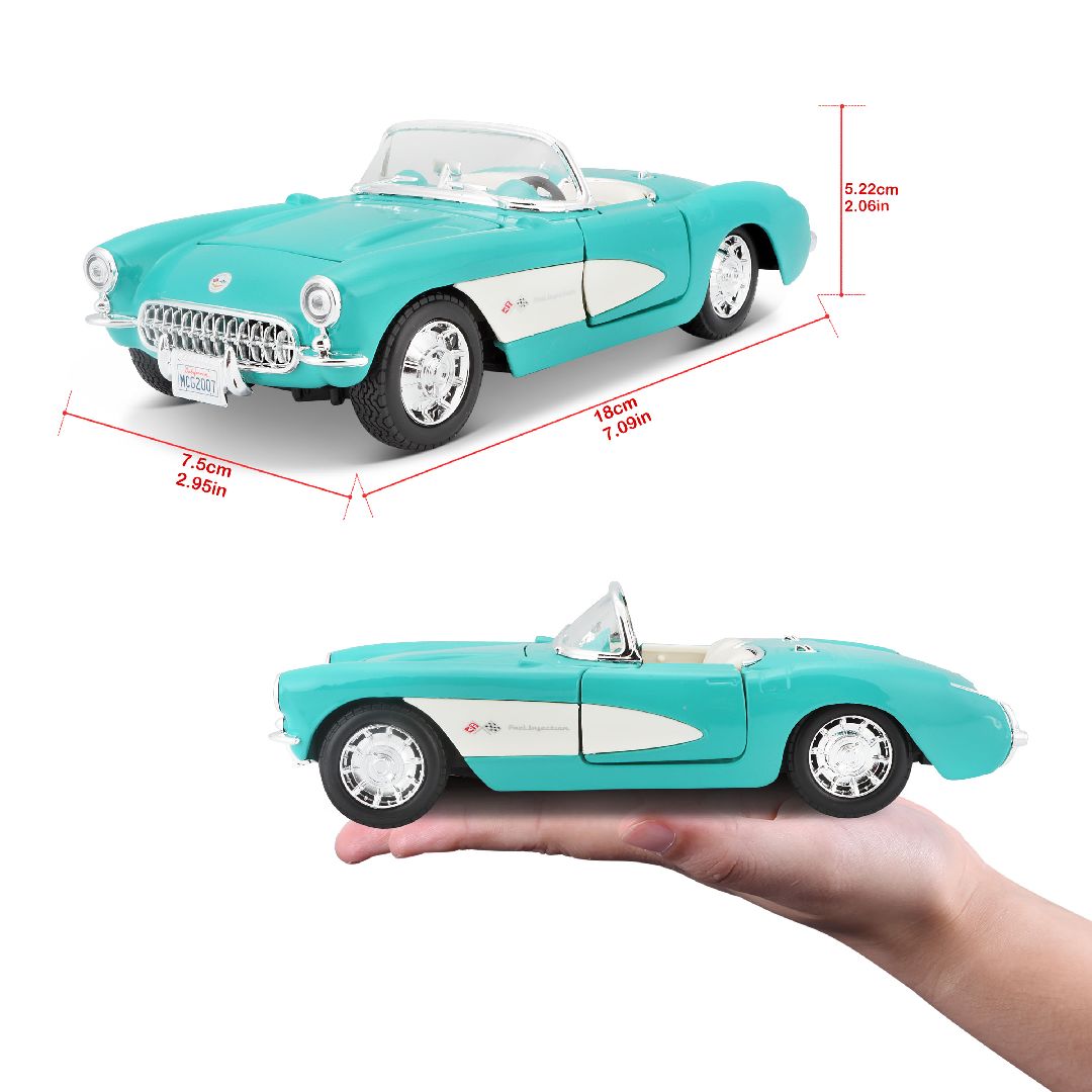 Maisto 1/24 SE 1957 Chevrolet Corvette (Turquoise)