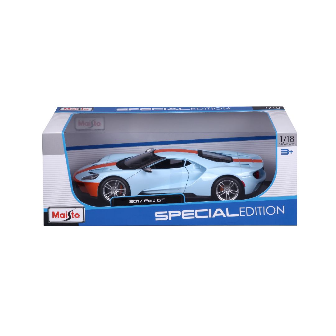 Maisto 1/18 SE 2019 Ford GT (Blue/Orange)