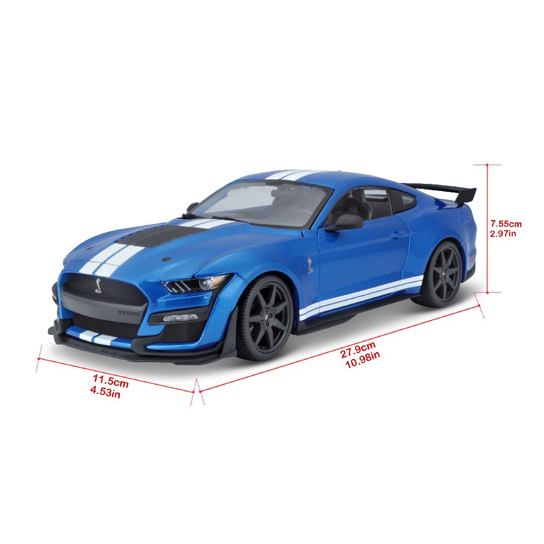 Maisto 1/18 SE 2020 Mustang Shelby GT500 (CFTP) (Blue)