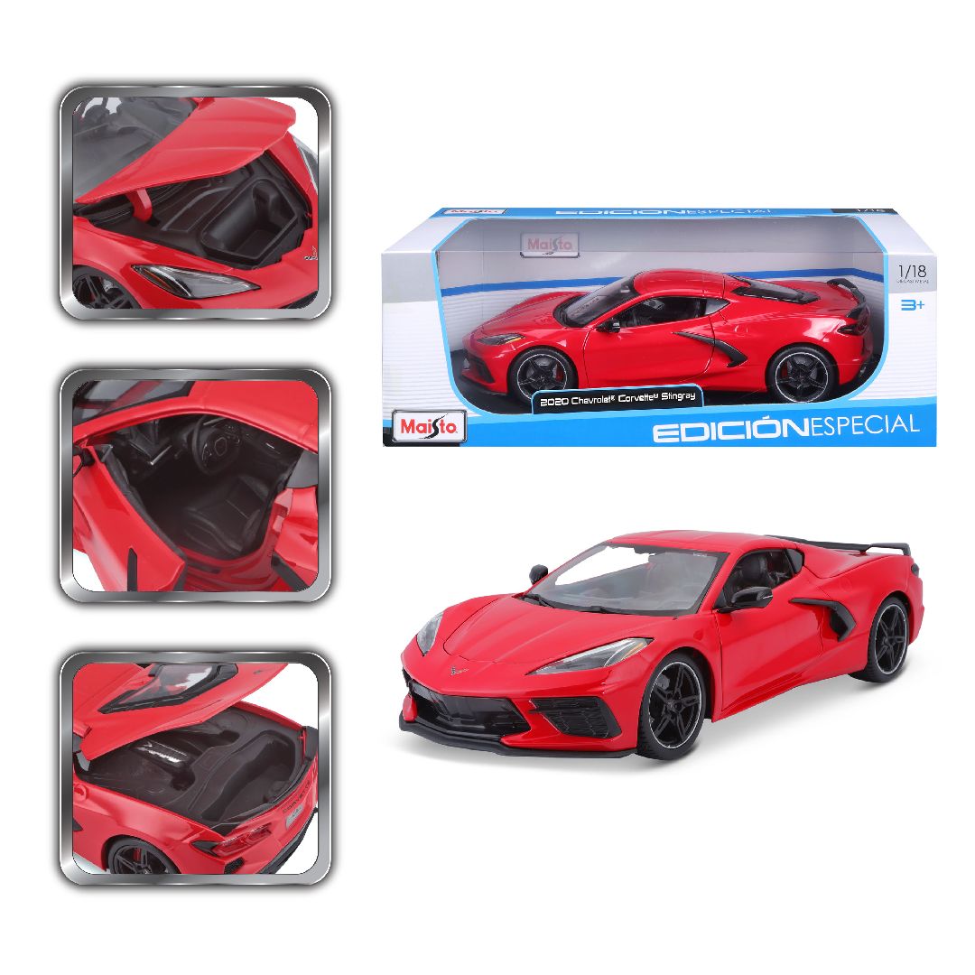 Maisto 1/18 SE 2020 Chevrolet Corvette Stingray Z51 (Red)