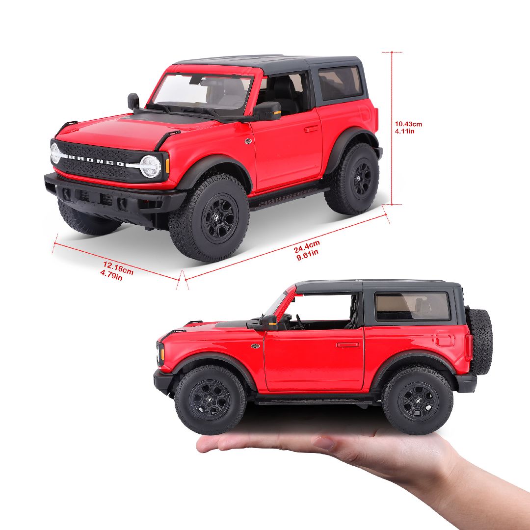 Maisto 1/18 SE 2021 Ford Bronco Wildtrak 2dr (Red)