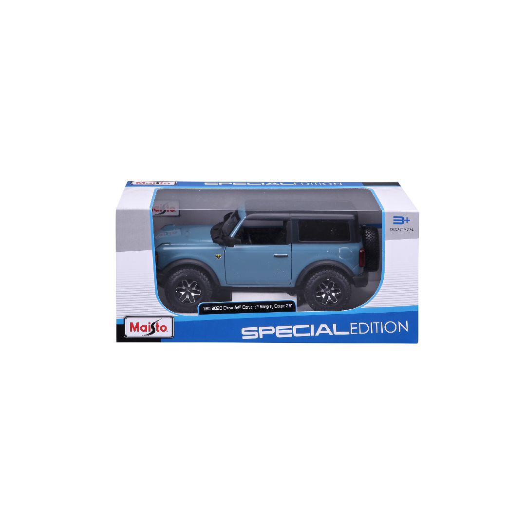 Maisto 1/24 SE 2021 Ford Bronco Badlands 2 dr. (A51 Blue)