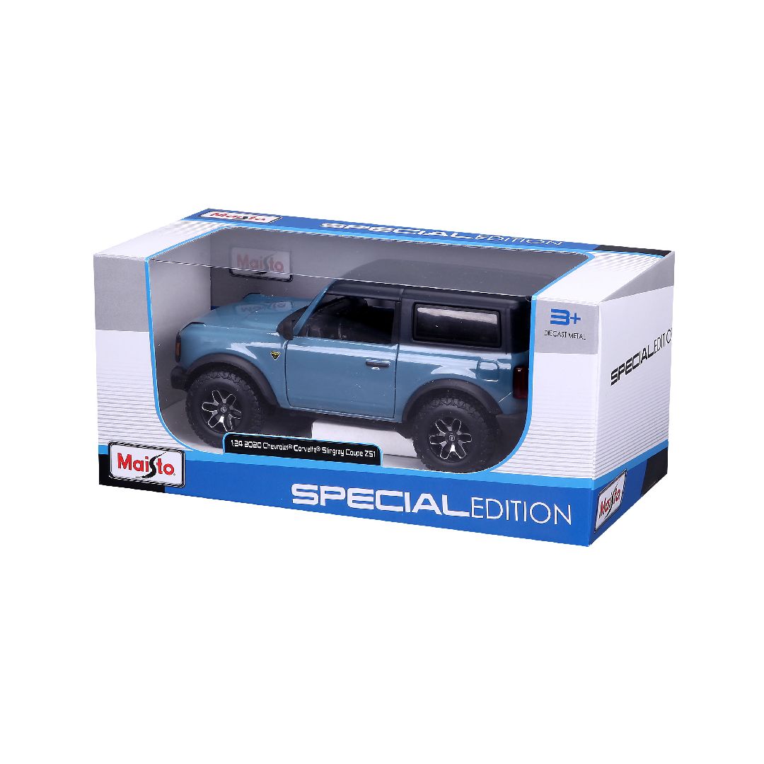 Maisto 1/24 SE 2021 Ford Bronco Badlands 2 dr. (A51 Blue)