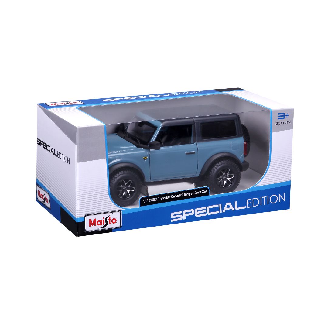 Maisto 1/24 SE 2021 Ford Bronco Badlands 2 dr. (A51 Blue)