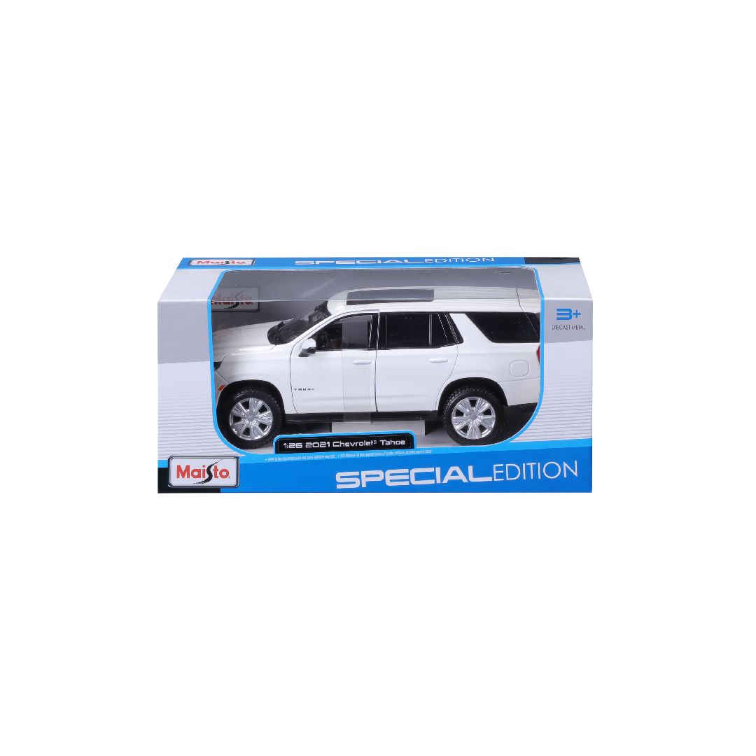 Maisto 1/24 SE 2021 Chevrolet Tahoe (White)