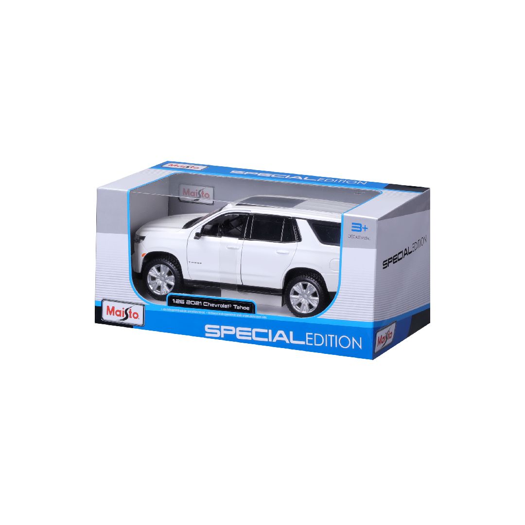 Maisto 1/24 SE 2021 Chevrolet Tahoe (White)