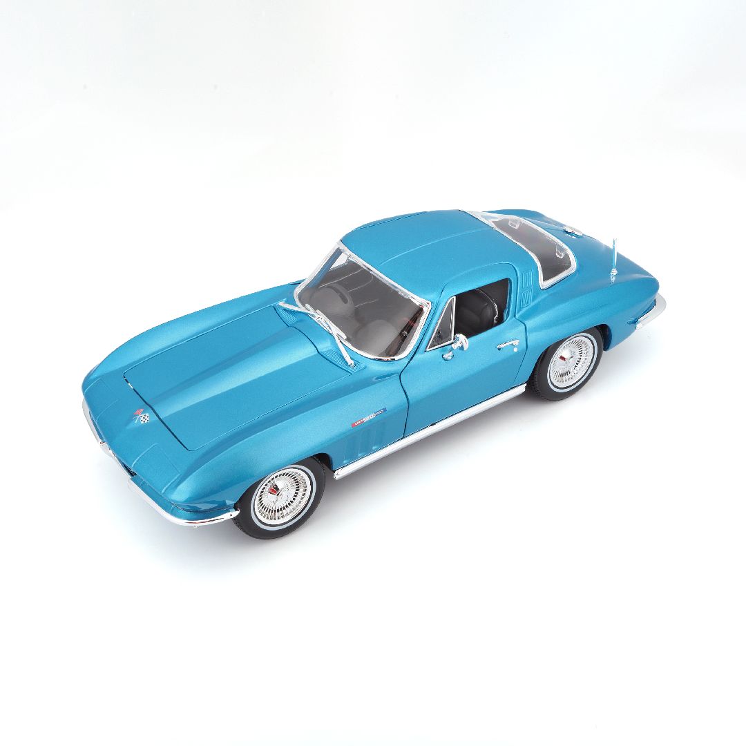 Maisto 1/18 SE 1965 Chevrolet Corvette (Metallic Light Blue)