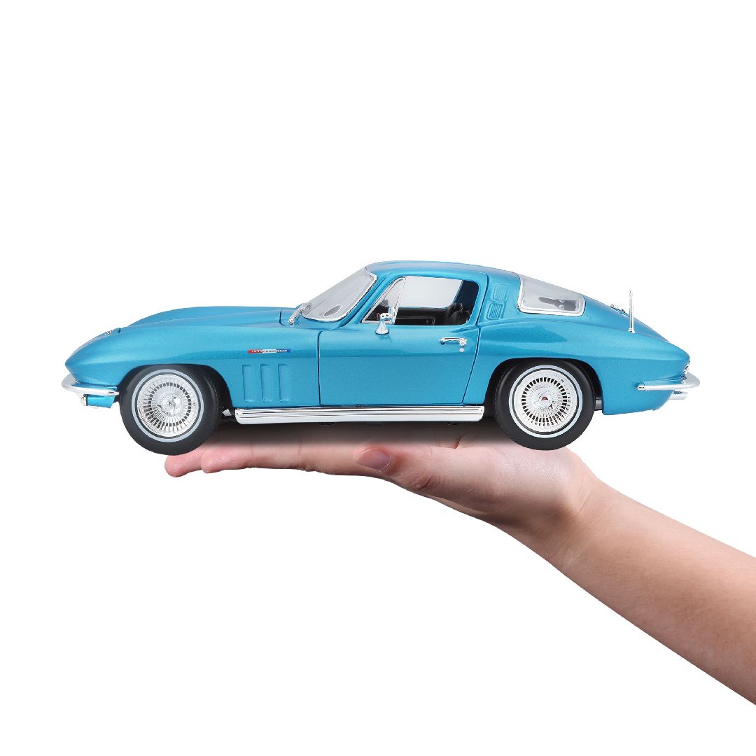 Maisto 1/18 SE 1965 Chevrolet Corvette (Metallic Light Blue)