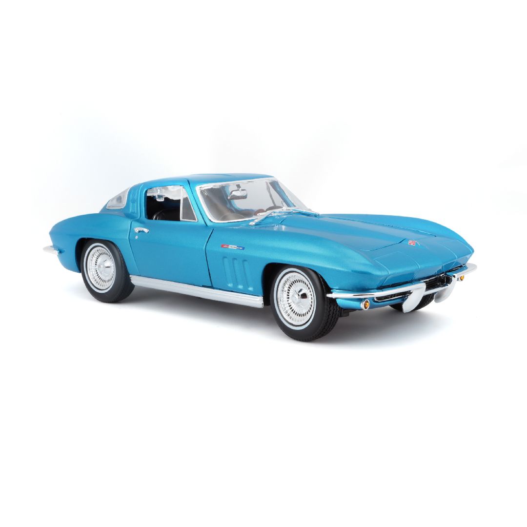 Maisto 1/18 SE 1965 Chevrolet Corvette (Metallic Light Blue)