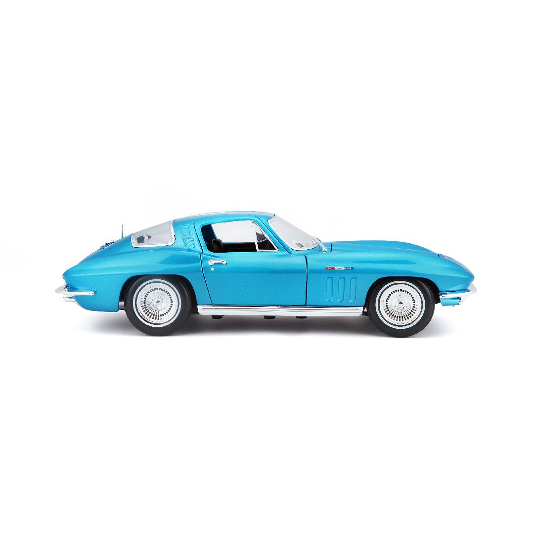 Maisto 1/18 SE 1965 Chevrolet Corvette (Metallic Light Blue)