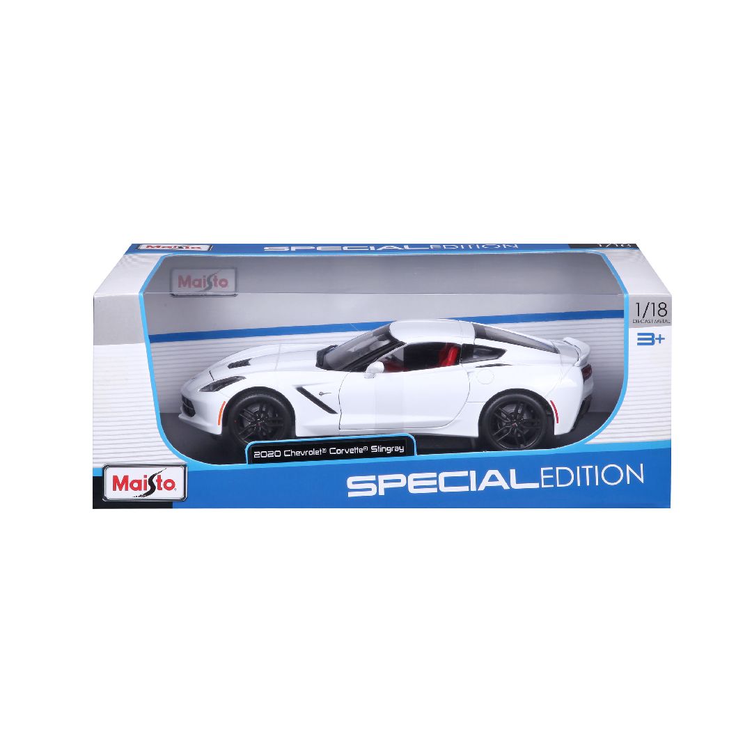 Maisto 1/18 SE 2014 Chevrolet Corvette Stingray Z51 (White)