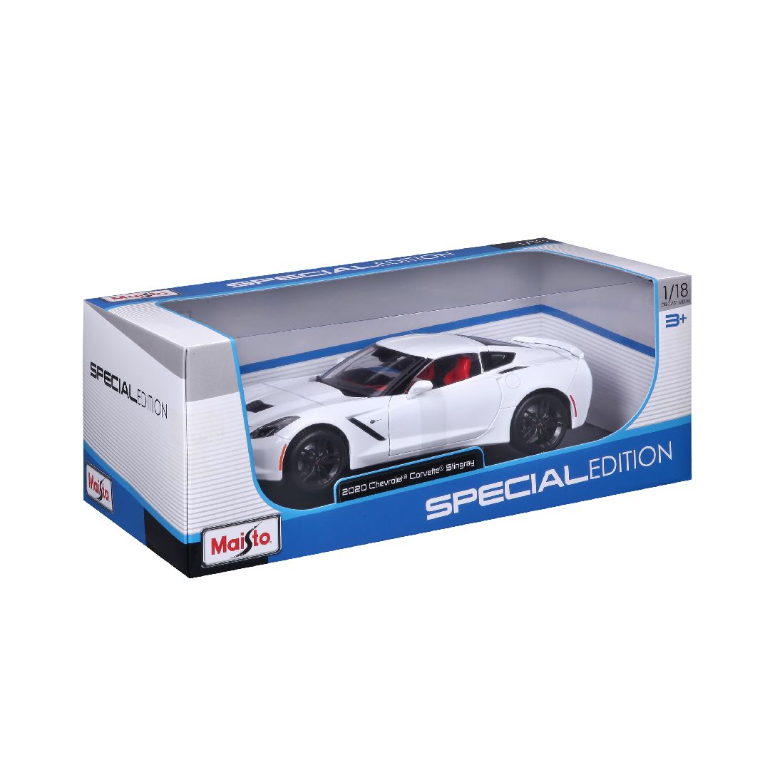 Maisto 1/18 SE 2014 Chevrolet Corvette Stingray Z51 (White)