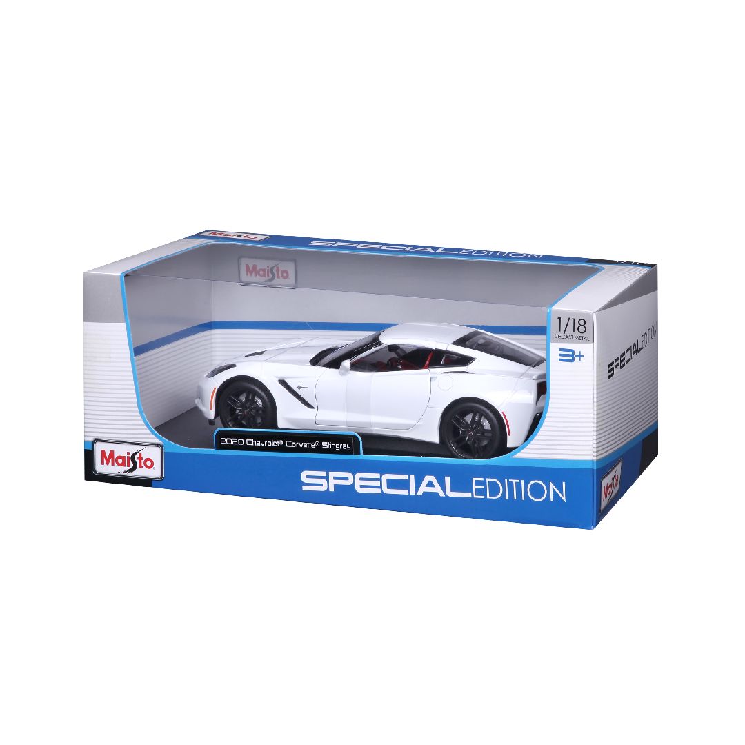 Maisto 1/18 SE 2014 Chevrolet Corvette Stingray Z51 (White)