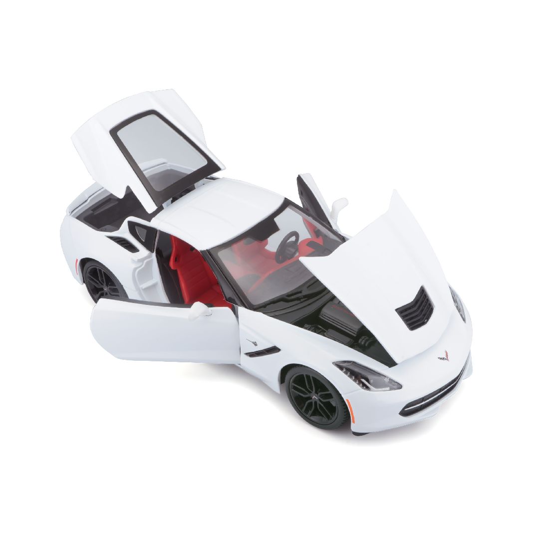 Maisto 1/18 SE 2014 Chevrolet Corvette Stingray Z51 (White)