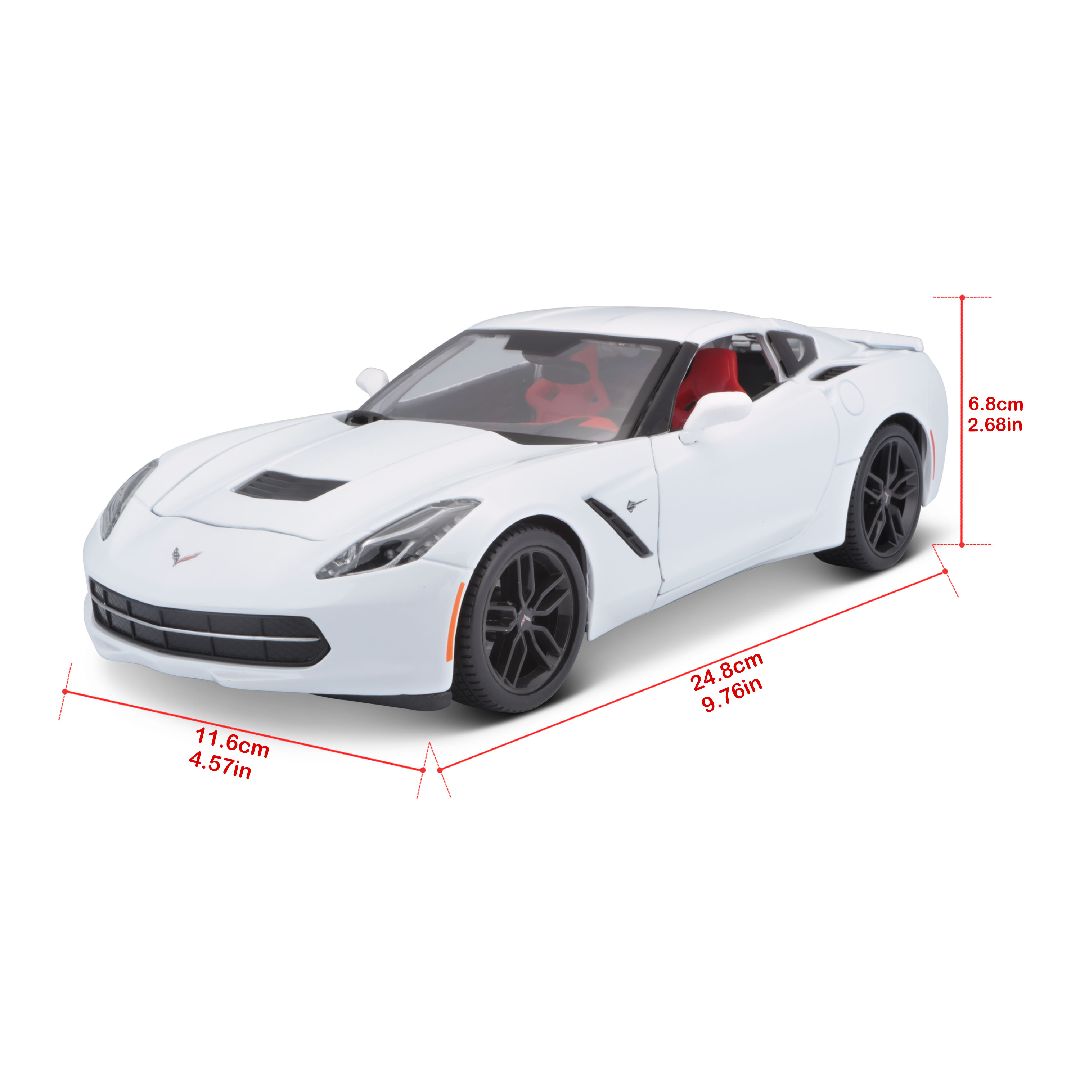 Maisto 1/18 SE 2014 Chevrolet Corvette Stingray Z51 (White)