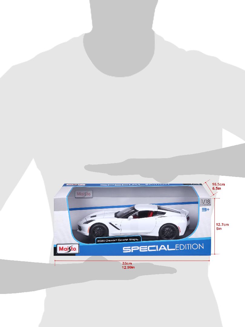 Maisto 1/18 SE 2014 Chevrolet Corvette Stingray Z51 (White)