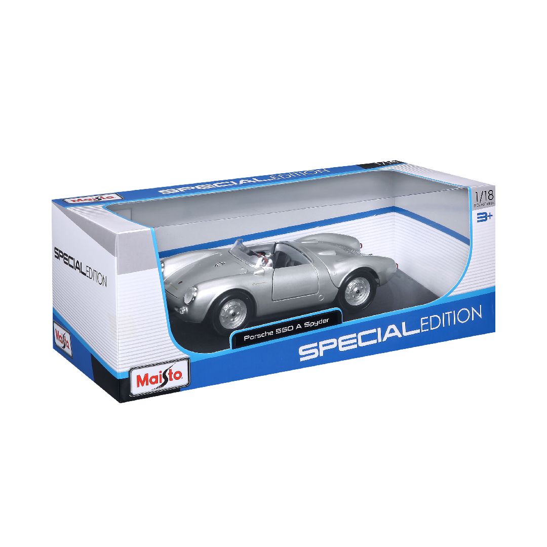 Maisto 1/18 SE 1956 Porsche 550A Spyder (Silver)