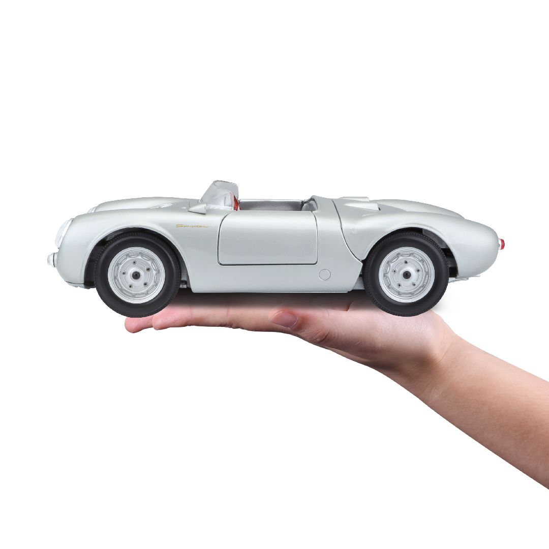 Maisto 1/18 SE 1956 Porsche 550A Spyder (Silver)