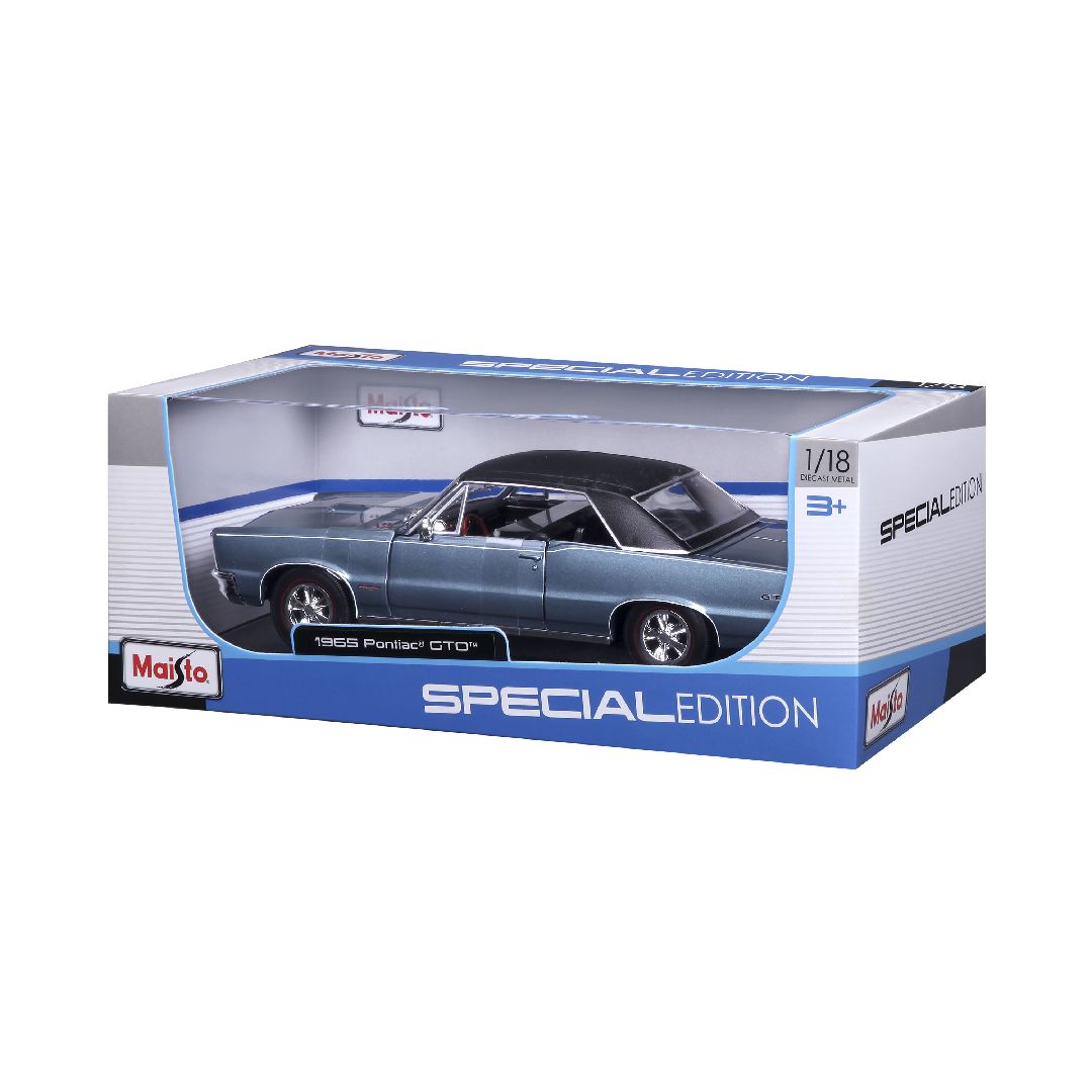 Maisto 1/18 SE 1965 Pontiac GTO (Hurst Edition) (Metallic Blue)