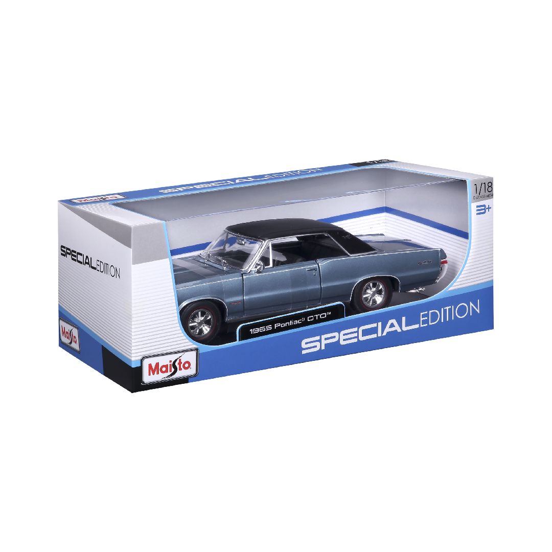 Maisto 1/18 SE 1965 Pontiac GTO (Hurst Edition) (Metallic Blue)