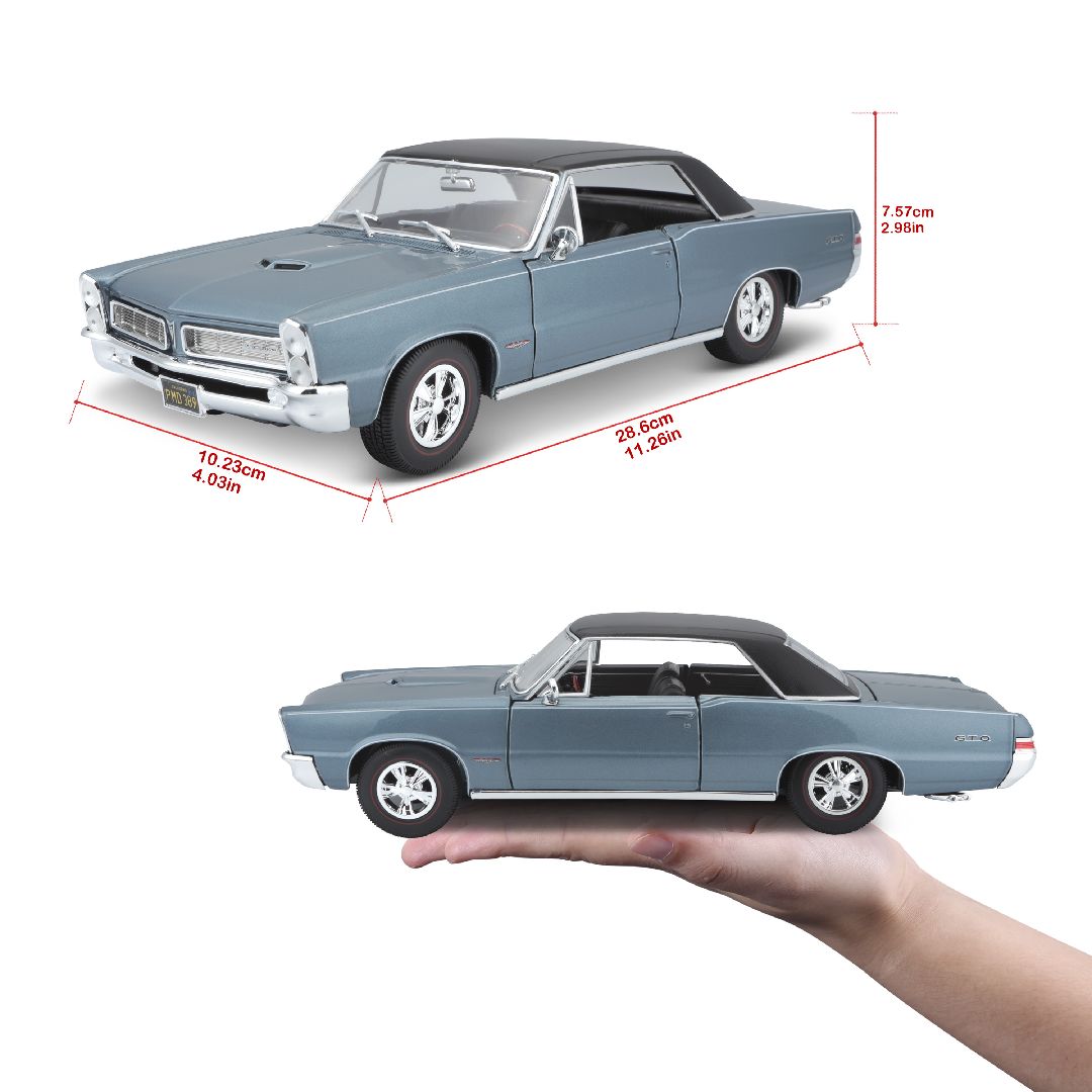 Maisto 1/18 SE 1965 Pontiac GTO (Hurst Edition) (Metallic Blue)