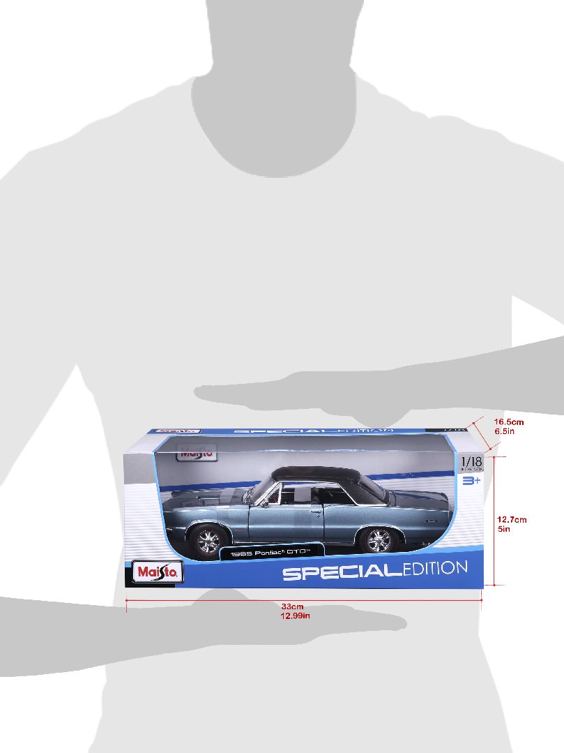 Maisto 1/18 SE 1965 Pontiac GTO (Hurst Edition) (Metallic Blue)