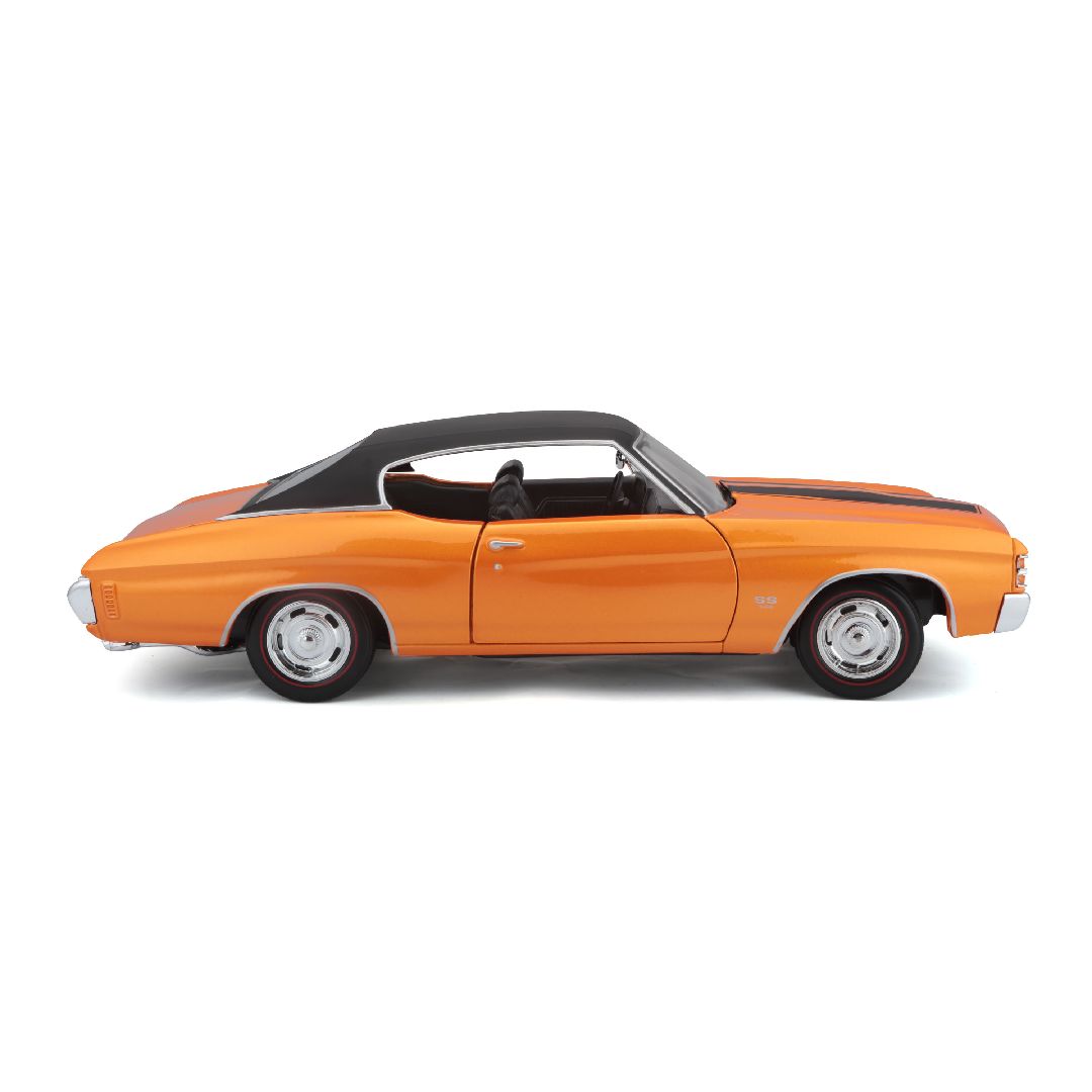 Maisto 1/18 SE 1971 Chevrolet Chevelle SS 454 Cpe (Orange)